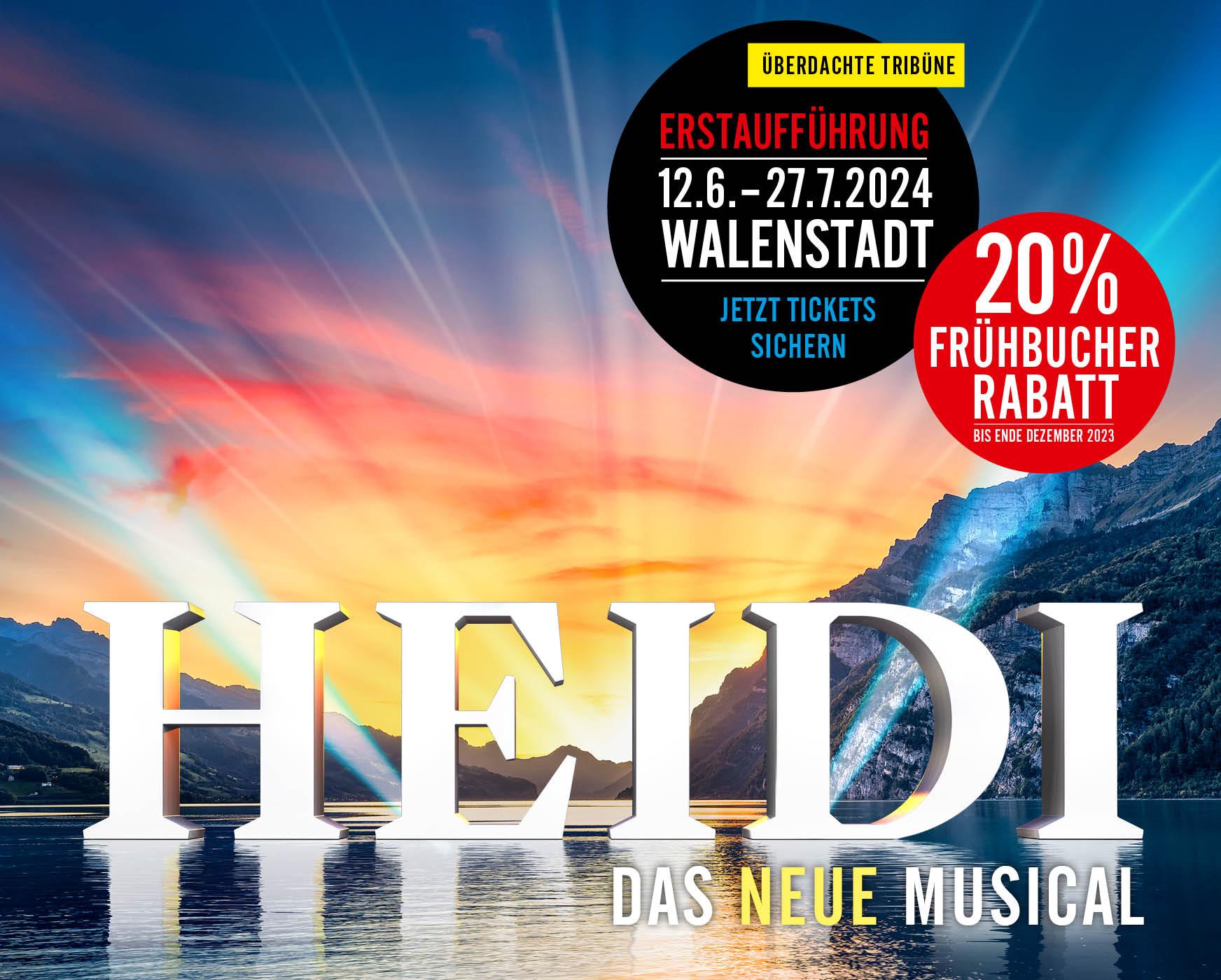 Walensee-Bühne: Schönste Openair-Musicals der Schweiz
